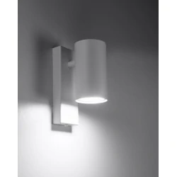 Kinkiety - biały kinkiet utti sl.1076 sollux lighting 