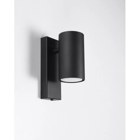 Kinkiety - czarny kinkiet utti sl.1077 sollux lighting 