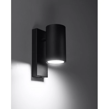 Kinkiety - czarny kinkiet utti sl.1077 sollux lighting 