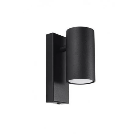 Kinkiety - czarny kinkiet utti sl.1077 sollux lighting 
