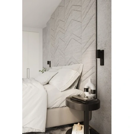 Kinkiety - czarny kinkiet utti sl.1077 sollux lighting 