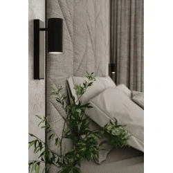 Kinkiety - czarny kinkiet utti sl.1077 sollux lighting 