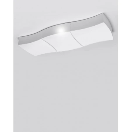 Plafony - sl.1055 plafon potrójny podłużny square 3 biały 6xe27 sollux 