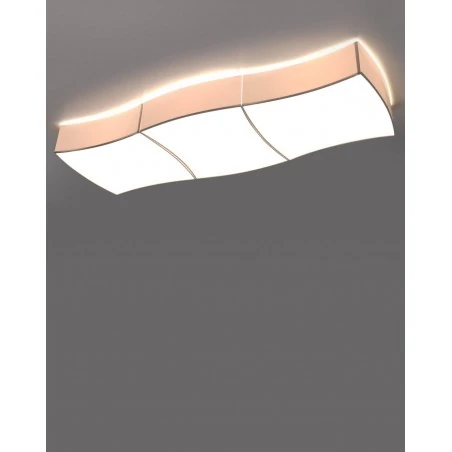 Plafony - sl.1055 plafon potrójny podłużny square 3 biały 6xe27 sollux 