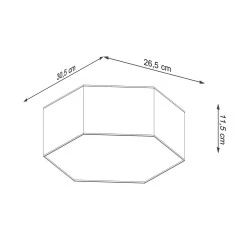 Oswietlenie-sufitowe - biały plafon sunde 11 sl.1056 sollux lighting 