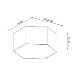 Oswietlenie-sufitowe - biały plafon sunde 13 sl.1057 sollux lighting 