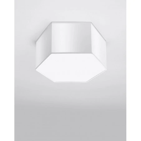 Oswietlenie-sufitowe - biały plafon sunde 15 sl.1058 sollux lighting 