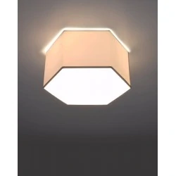 Oswietlenie-sufitowe - biały plafon sunde 15 sl.1058 sollux lighting 