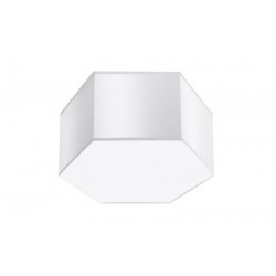 Oswietlenie-sufitowe - biały plafon sunde 15 sl.1058 sollux lighting