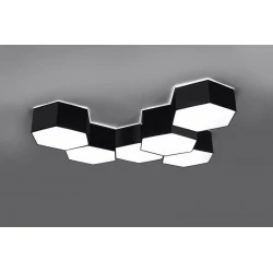 Oswietlenie-sufitowe - czarny plafon sunde 11 sl.1059 sollux lighting 