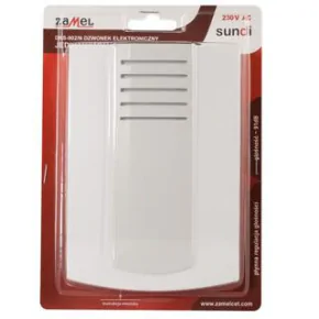  Dzwonek elektroniczny do drzwi jednotonowy 230V DNS-902/N-ECR ZAMEL 