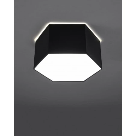 Oswietlenie-sufitowe - czarny plafon sunde 15 sl.1061 sollux lighting 