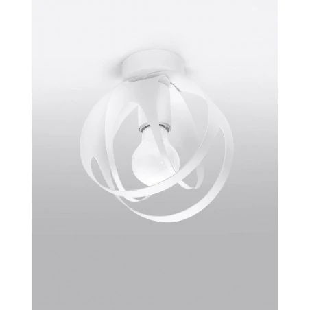 Oswietlenie-sufitowe - biały plafon tulos sl.1082 sollux lighting 