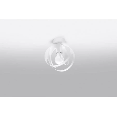 Oswietlenie-sufitowe - biały plafon tulos sl.1082 sollux lighting 