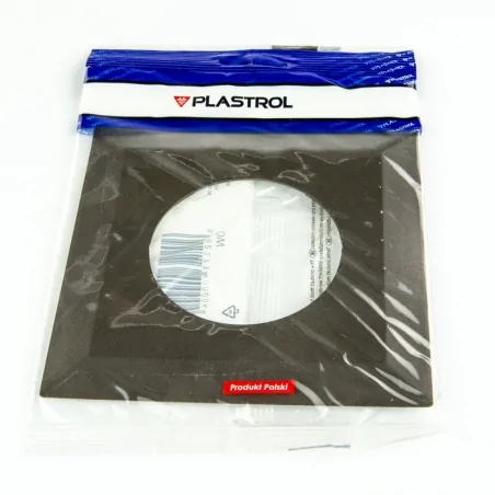 Oslony-sciany - grafitowa podładka pod łączniki światła ow plastrol 