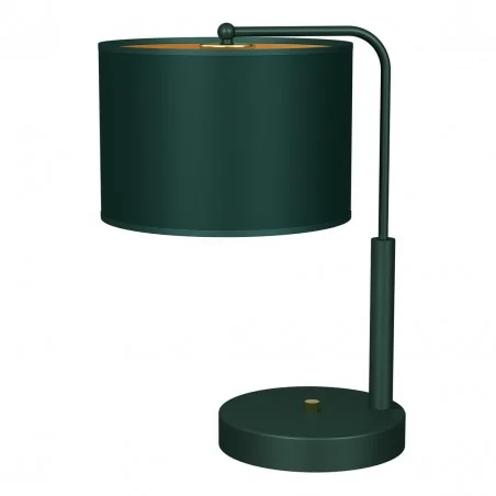 Lampki-nocne - zielona lampka stołowa 37cm 1xe27 verde green mlp7880 eko-light 