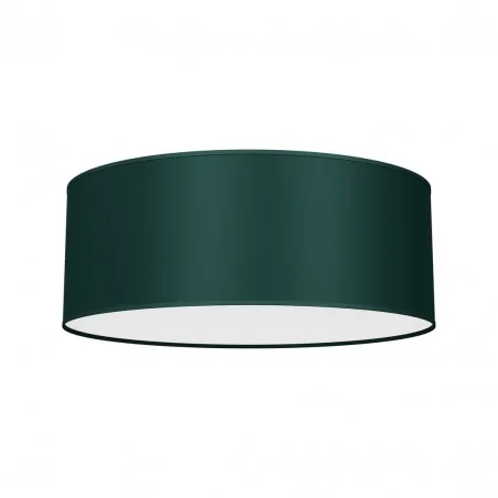 Lampy-sufitowe - okrągła lampa sufitowa zielona ø40cm 2xe27 verde green mlp7876 eko-light 