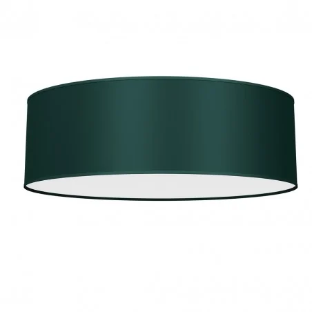 Lampy-sufitowe - sufitowa lampa tkaninowo - metalowa ø500mm 3xe27 verde mlp7877 eko-light 