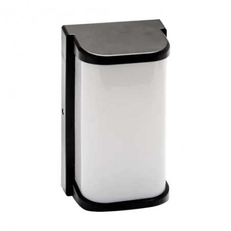 Kinkiety-zewnetrzne - czarny kinkiet hermetyczny led 10w neutralny 4000k ip65 norton led 04036 ideus 