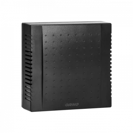 Dzwonki-do-drzwi-przewodowe - dzwonek elektromechaniczny dwutonowy bim-bam przewodowy czarny 230v quarto ac or-dp-mr-149/b orno 