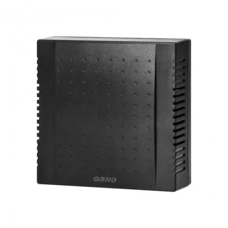 Dzwonki-do-drzwi-przewodowe - dzwonek elektromechaniczny dwutonowy bim-bam przewodowy czarny 230v quarto ac or-dp-mr-149/b orno 