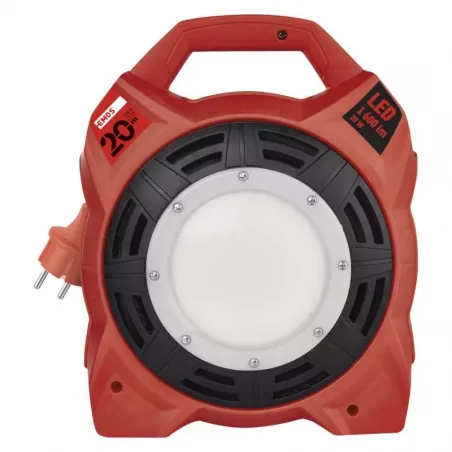 Przedluzacze-bebnowe - przedłużacz bębnowy ogrodowy z naświetlaczem led 20w 4 gniazda 20m 1,5mm2 p08420emos 