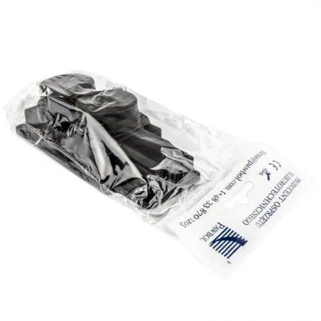 Listwy-zasilajace - listwa gumowa podwójna przenośna czarna 2x2p+z d.3159/2 pawbol 