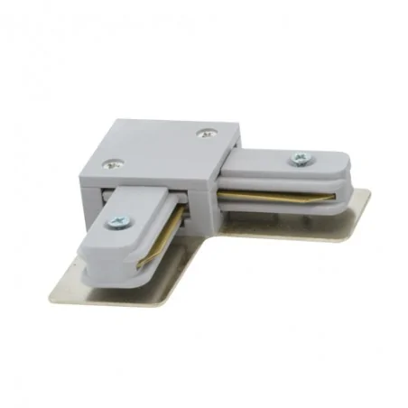 Oswietlenie-szynowe - kątowy łącznik do szarego szynoprzewodu connector 02520 ideus 