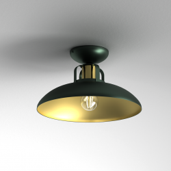 Lampy-sufitowe - sufitowa lampa - talerzy metalowa 1xe27 felix mlp7708 eko-light 