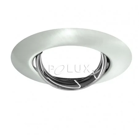 Oprawy-sufitowe-ruchome - oczko sufitowe oprawa ruchoma podtynkowa nikiel opin 306395 polux 