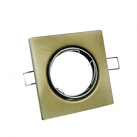 Oprawy-sufitowe-stale - oprawa sufitowa podtynkowa kwadratowa patynowa	306272 opin polux 