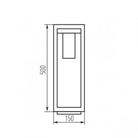 Slupki-ogrodowe - lampa ogrodowa w kolorze czarnym e27 vimo 50 b 34984 kanlux 