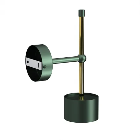 Kinkiety-do-salonu - oryginalny kinkiet butelkowa zieleń + złoto gx53 arena mlp7765 eko-light 