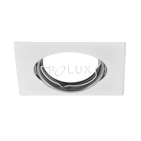 Oprawy-sufitowe-ruchome - biała kwadratowa oprawa sufitowa ruchoma podtynkowa 12v dc opin 306289 polux 