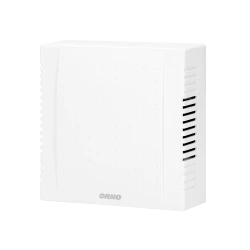 Dzwonki-do-drzwi-przewodowe - dzwonek dwutonowy bim-bam przewodowy śnieżno-biały kwadratowy 230v quarto ac or-dp-mr-149/pw orno 