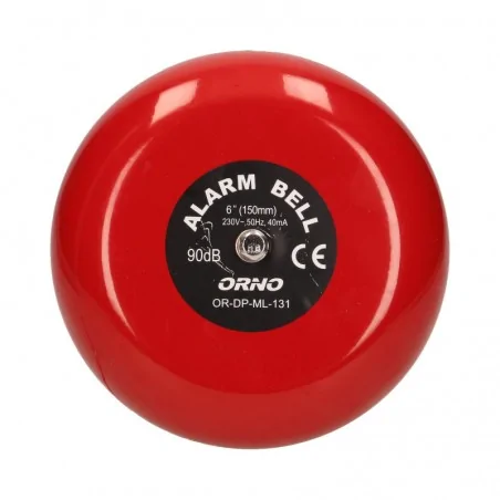 Dzwonki-szkolne - dzwonek szkolny alarmowy mini 230v 90db or-dp-ml-131 orno 