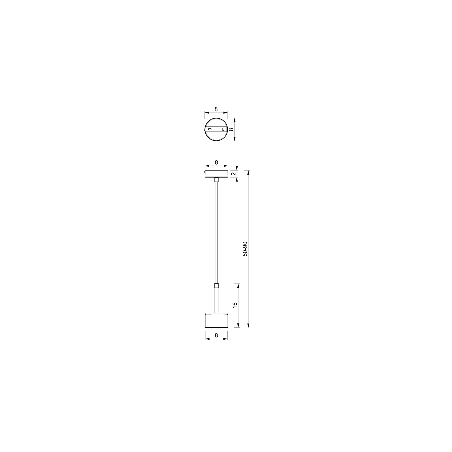 Lampy-sufitowe - lampa wisząca niebiesko-złota 8cm 1xgx53 arena blue/gold mlp7772 eko-light 