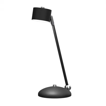 Lampki-biurkowe - lampa stołowa metalowa czarno-chromowa 1xgx53 arena mlp7788 eko-light 