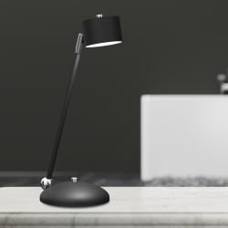 Lampki-biurkowe - lampa stołowa metalowa czarno-chromowa 1xgx53 arena mlp7788 eko-light 