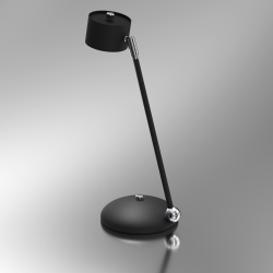 Lampki-biurkowe - lampa stołowa metalowa czarno-chromowa 1xgx53 arena mlp7788 eko-light 