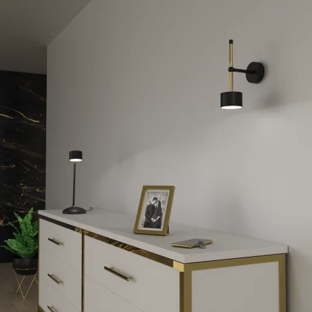 Lampy-sufitowe - lampa ścienna o źródle światła skierowany w dół 1 x gx53 arena mlp7759 eko-light 