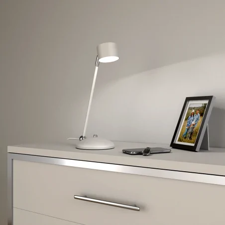 Lampki-nocne - delikatna lampka biurkowa metalowa 1xgx53 arena mlp7782 eko-light 