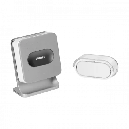Dzwonki-do-drzwi-bezprzewodowe - dzwonek bezprzewodowy z funkcją wgrywania mp3 8 melodii 300m philips welcomebell mp3 orno 