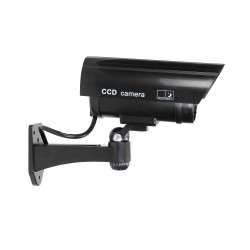 Wideodomofony - atrapa kamery monitorującej cctv czarna na baterie or-ak-1208/b orno 