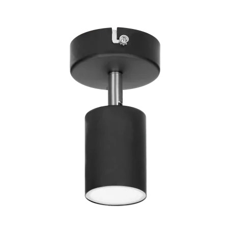 Oprawy-sufitowe - czarna oprawa ścienno-sufitowa gu10 ruchoma doa ad-op-6193bgu10 orno 