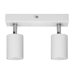 Oprawy-sufitowe - listwa oświetleniowa ścienno-sufitowa 2xgu10 biała ruchoma doa ad-op-6194wgu10 orno 