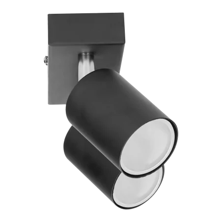 Oprawy-sufitowe - czarna listwa oświetleniowa ścienno-sufitowa spot 2xgu10 doa ad-op-6194bgu10 orno 