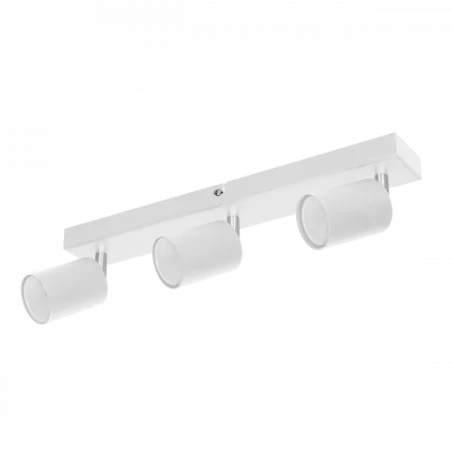 Oprawy-sufitowe - potrójna listwa oświetleniowa ścienno-sufitowa 3xgu10 biała ruchoma doa  orno 