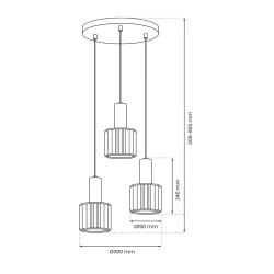 Strona-glowna - oryginalna lampa wisząca z kryształowymi kloszami 3xe27 cristal mlp8362 eko-light 