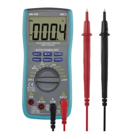 Mierniki - profesjonalny multimetr cyfrowy miernik do pomiarów elektrycznych ac/dc m0430 emos 